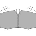 Передние тормозные колодки FERODO FCP1561Z DSUNO для NISSAN 350Z (Z33) / HONDA Integra Type-R (DC5)