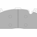 Передние тормозные колодки FERODO FCP4712H DS2500 для BMW M2 (F87) / M5 (F10) / M6 (F12 / F13)