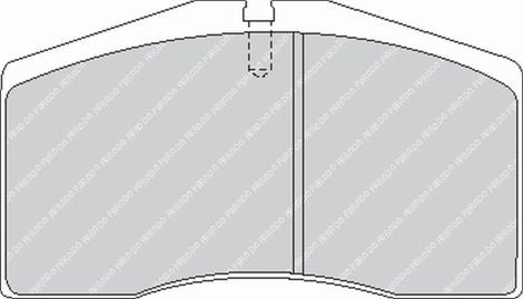 9nvCXi0d_fcp891 Передние тормозные колодки FERODO FCP891R DS3000 для PORSCHE 911 Turbo GT2/Turbo GT2 4/Turbo 4 (993) — изображение 1