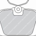Задние тормозные колодки FERODO FCP409H DS2500 для ALFA ROMEO GTV / FIAT Punto (176)