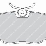 Передние тормозные колодки FERODO FCP660R DS3000 для BMW 3 серии (E30)