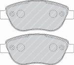 Передние тормозные колодки FERODO FCP1467R DS3000 для FIAT Stilo (192) / ABARTH 500C / 595C / 695C (312)