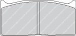 Тормозные колодки FERODO FRP1079R DS3000 для суппорта Brembo 07.5064.8 / Alcon PNF0084X322