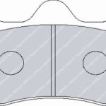 Передние тормозные колодки FERODO FRP3107R DS3000 для PEUGEOT 207 Rally R3