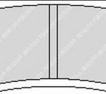 Колодки задние тормозные FERODO FCP1563H DS2500 для CHEVROLET Corvette Z06 (C6)