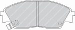 Передние тормозные колодки FERODO FCP598H DS2500 для HONDA Civic 1988-1992 гг.