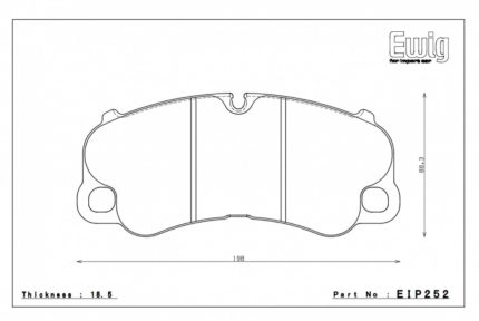 ENDLESS EIP252N100SP Колодки передние тормозные PORSCHE 991 GT3 PCCB