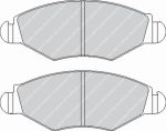 Передние тормозные колодки FERODO FCP1378H DS2500 для PEUGEOT 306/206