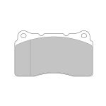 Передние тормозные колодки FERODO FDS1334 DS Performance для MITSUBISHI EVO 8/CHEVROLET Camaro Coupe 1SS и 2SS