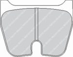 Тормозные колодки FERODO FRP3023R DS3000 для суппорта Brembo 07.5684.5