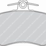 Передние тормозные колодки FERODO FCP775H DS2500 для AUDI 100/90/80/VW Golf (Mk3)