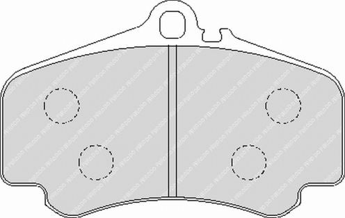 HoUT6luG_frp3050 Передние тормозные колодки FERODO FRP3050W DS1.11 для PORSCHE 911 Carrera GTS/Carrera 4S/Carrera S (997) — изображение 1