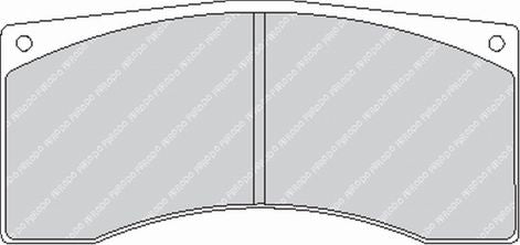 I7KH5qV3_frp302 Задние тормозные колодки FERODO FRP302R DS3000 для PORSCHE 911 GT3 Cup (992)/MCLAREN 570S GT4 — изображение 1