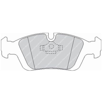 Передние тормозные колодки FERODO FCP725W DS1.11 для BMW 3 серии (E36)