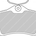 Задние тормозные колодки FERODO FDS1083 DS Performance для AUDI A3 (8P) / A4 (B5) / A6 (C5) / VW Golf (Mk6)