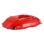 STOPTECH 83.838.4700.71 BBK 2PC РОТОР ПЕРЕДНИЙ С ШРЕЗАМИ 355X32/ST40 RED SUBARU STI '04-07 — изображение 2