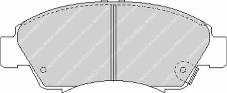LTpfM8OZ_fcp777 Передние тормозные колодки FERODO FCP777H DS2500 для HONDA Civic V — изображение 1