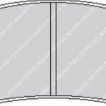 Передние тормозные колодки FERODO FCP351H DS2500 для FIAT Uno/Ritmo/Panda (141)