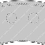 Передние тормозные колодки FERODO FDS1617 DS Performance для RENAULT Clio III / NISSAN Micra III (K12)