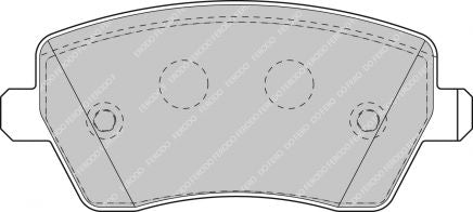 NeDckWUk_fds1617_49ca5f39-5c4a-4293-ab7d-b732cea68e1b Передние тормозные колодки FERODO FDS1617 DS Performance для RENAULT Clio III / NISSAN Micra III (K12) — изображение 1