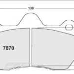 PFC 7870.39.16.44 Колодки задние тормозные RACE 39 CMPD 16 мм AUDI R8 (до 380 мм)