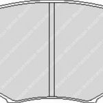 Передние тормозные колодки FERODO FCP1011H DS2500 для MAZDA MX-5 (NA/NB) 1990-2005 гг.