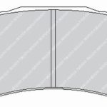 Передние тормозные колодки FERODO FRP3031W DS1.11 для ASTON MARTIN Vantage GTE/FERRARI 430 GT2