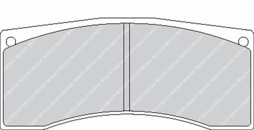 RCNlmZfU_frp3029 Задние тормозные колодки FERODO FRP3029H DS2500 для LAMBORGHINI Huracan GT3 EVO2/ASTON MARTIN DBRS9 GT2 — изображение 1