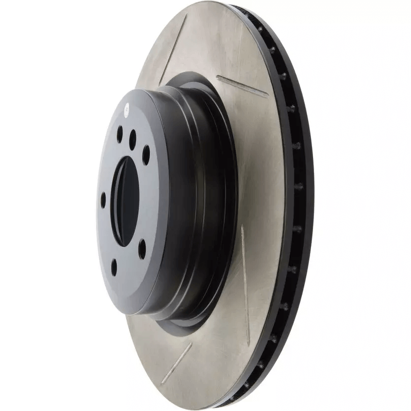 STOPTECH-126.34080SL STOPTECH 126.34080SL Задний тормоз StopTech Sport с прорезями слева BMW 330i/330xi/335d/335i 2006-2015 — изображение 1