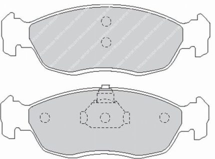 Передние тормозные колодки FERODO FCP876R DS3000 для PEUGEOT 309/CITROEN Xsara