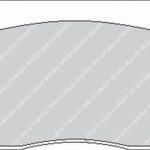 Передние тормозные колодки FERODO FCP9H DS2500 для ASTON MARTIN DB5/DB6/FERRARI DINO GT 206
