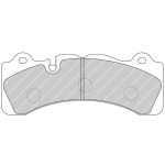 Тормозные колодки FERODO FRP3099R DS3000 для суппорта Brembo 6 поршневых D48