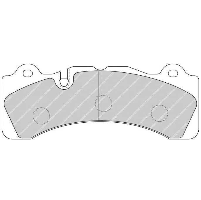 TTky8KcC_frp3099 Тормозные колодки FERODO FRP3099R DS3000 для суппорта Brembo 6 поршневых D48 — изображение 1