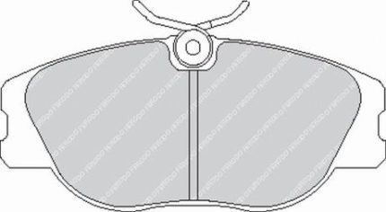 Передние тормозные колодки FERODO FCP565H DS2500 для PEUGEOT 306 GTI/ALFA ROMEO Spider/GTV