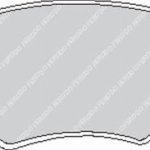 Передние тормозные колодки FERODO FCP519R DS3000 для FIAT Duna/Fiorino/Siena