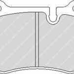 Передние тормозные колодки FERODO FCP1298R DS3000 для NISSAN GT-R (R33/R34)/BMW M5 (E34)