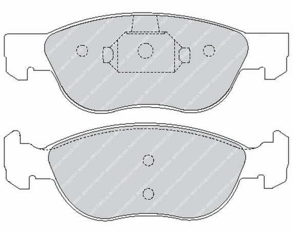 YsXkOv9s_fcp1056 Передние тормозные колодки FERODO FCP1056H DS2500 для ALFA ROMEO 145/146/Barchetta (183) — изображение 1
