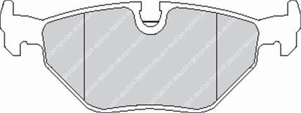 Z1SVhd32_fcp578 Задние тормозные колодки FERODO FCP578R DS3000 для BMW M3 (E36) / M5 (E34) — изображение 1