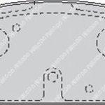 Задние тормозные колодки FERODO FCP1469H DS2500 для ALFA ROMEO MiTo (955) / FIAT Stilo (192)