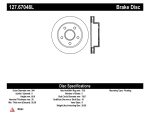STOPTECH 127.44157L Задний спортивный ротор с прорезями и отверстиями левый LEXUS/TOYOTA Land Cruiser/LX570/Sequoia/Tundra 2007-2019