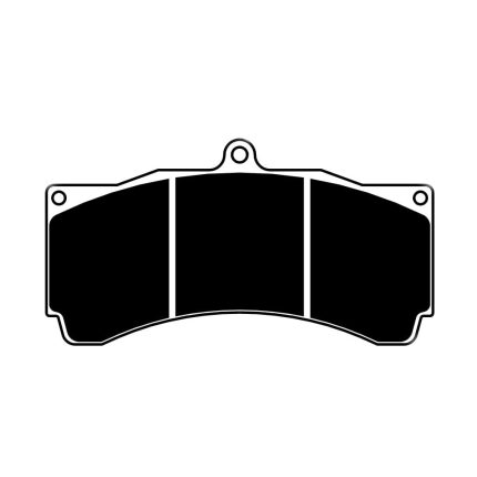 AP RACING CP3558D54-APF402 Комплект тормозных колодок 25 мм, 4 шт.