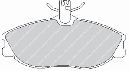 Передние тормозные колодки FERODO FCP1063H DS2500 для BMW 325i/330i (E93)/PEUGEOT 406/607