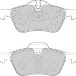 Передние тормозные колодки FERODO FDS1499 для MINI Cooper S (R52 / R53)