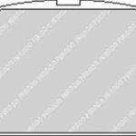 Передние тормозные колодки FERODO FCP308R DS3000 для TOYOTA MR2 1990 г.