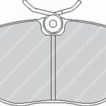 Передние тормозные колодки FERODO FCP565W DS1.11 для PEUGEOT 306 GTI/ALFA ROMEO Spider/GTV