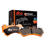DBA DB15039XP Комплект передних тормозных колодок Xtreme Performance, Semi-met Carbon Fibre (4 шт.) для JEEP GRAND CHEROKEE TRACKHAWK 2017+