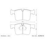 Передние тормозные колодки ENDLESS EIP212MA45B для BMW 328i/330d (F30) 2012-2019 гг.
