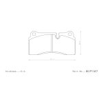 Задние тормозные колодки ENDLESS EIP127MA46B MA46B для BMW M2 Competition (F87) — изображение 2