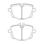 Задние тормозные колодки ENDLESS EIP217CCDA для BMW M2 (G87) / M3 (G80) / M4 (G82) (углеродно-керамический)