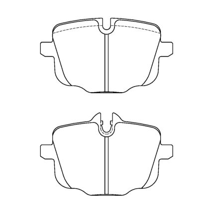 Задние тормозные колодки ENDLESS EIP217CCDA для BMW M2 (G87) / M3 (G80) / M4 (G82) (углеродно-керамический)